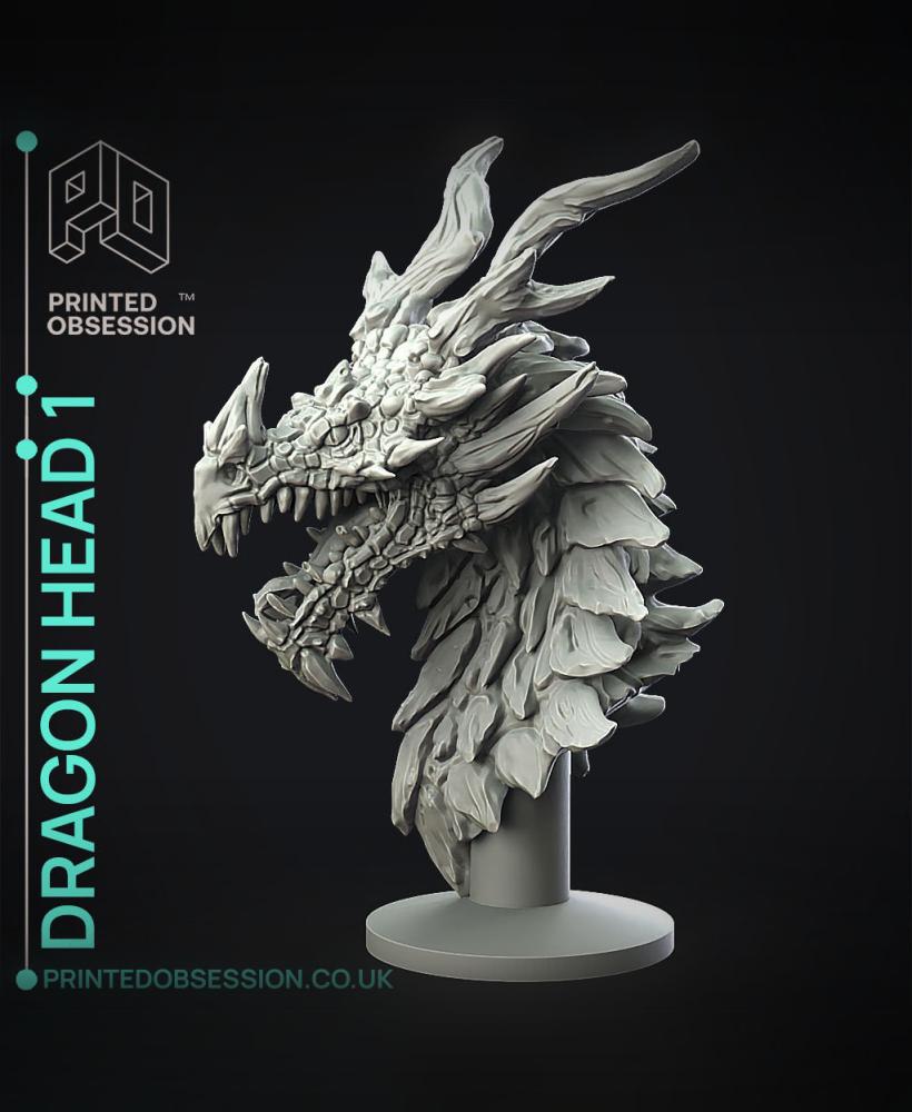 Dragon Head 1 - Fan Art - Decoration 3d model