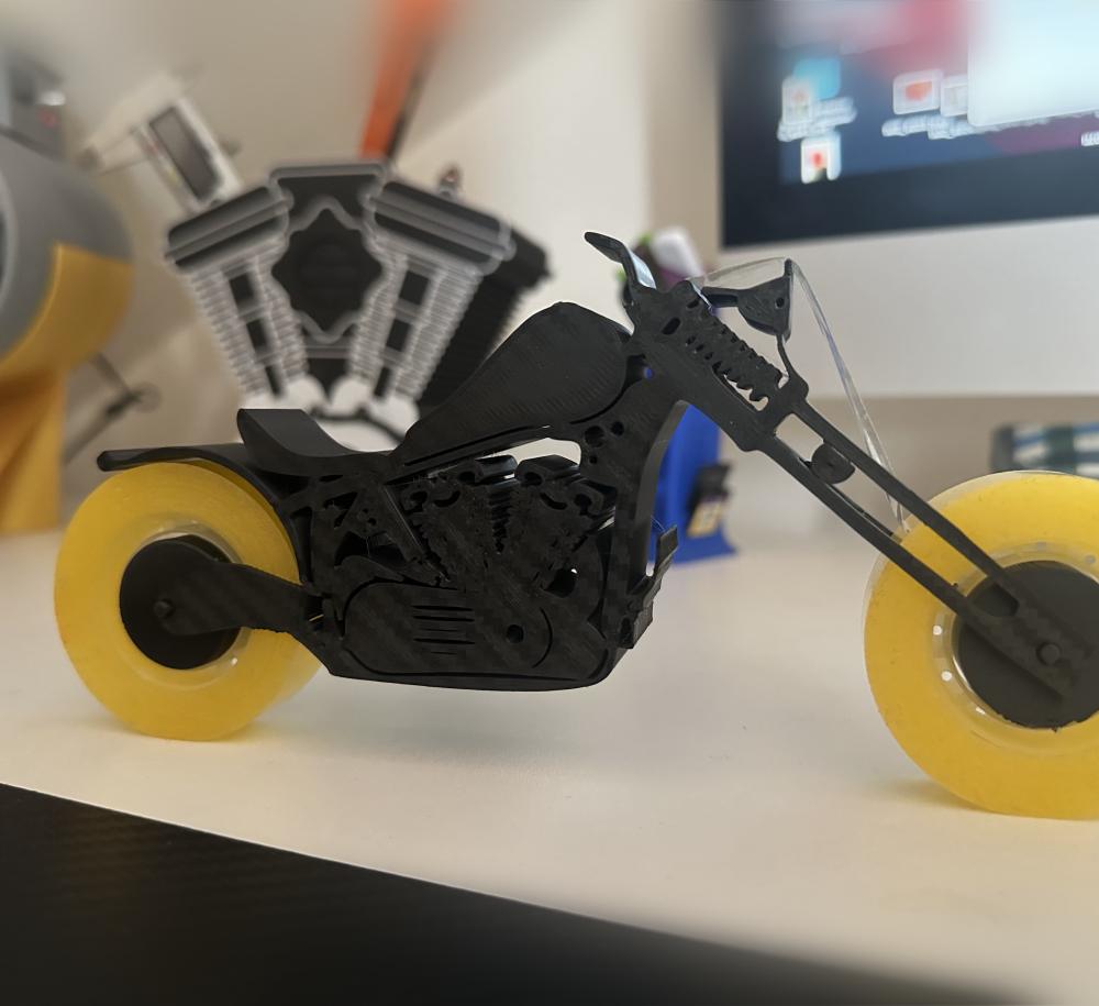 custom motorbike carries scoth 3d model