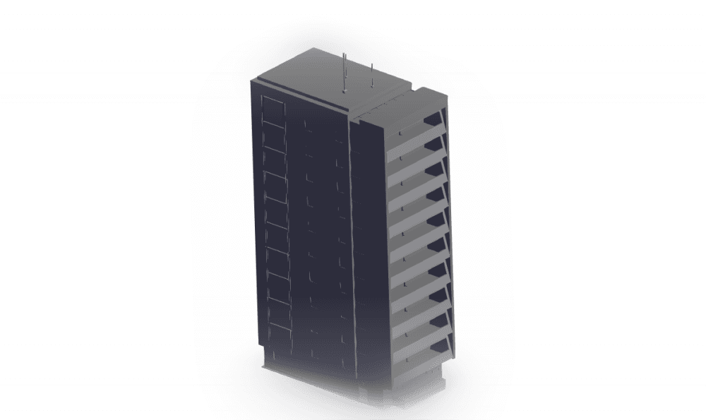 Residential Buildings.obj 3d model