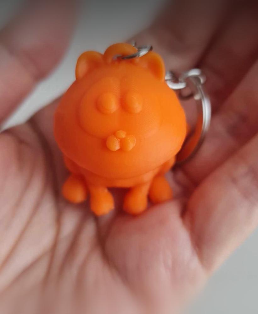 Baby Garfield keychain  3d model