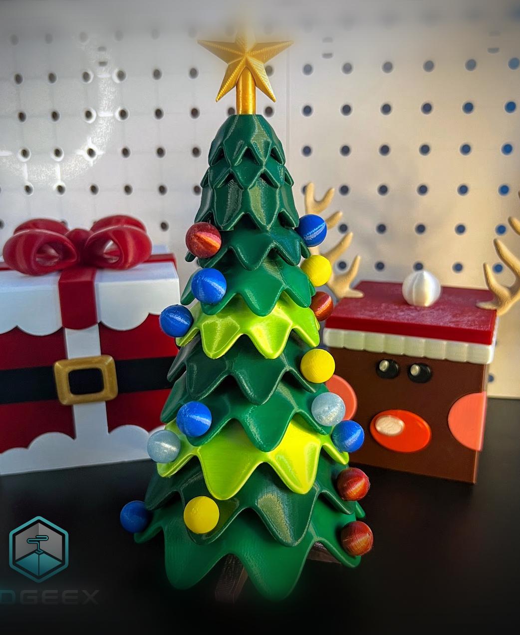 Threaded Christmas Tree 3d model