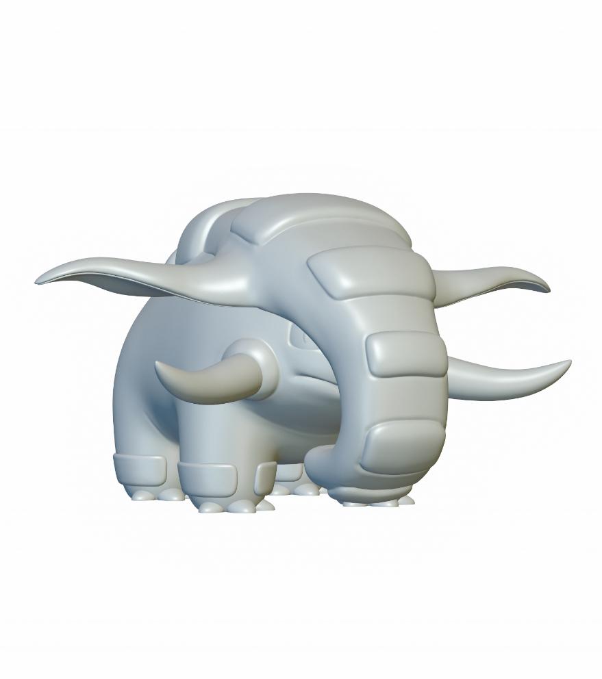 Pokemon Donphan #232 - Optimized for 3D Printing 3d model