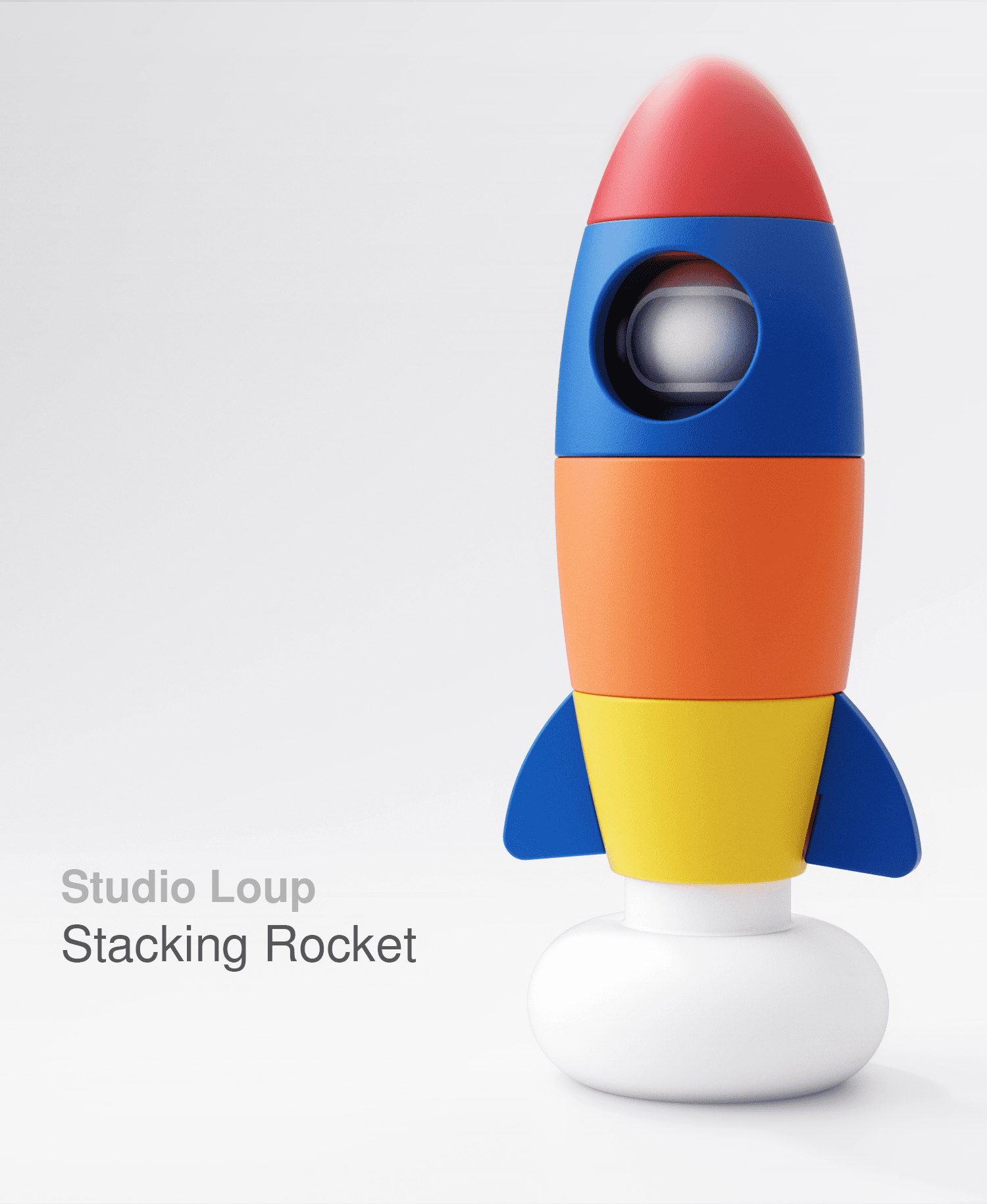 Stacking Rocket 3d model
