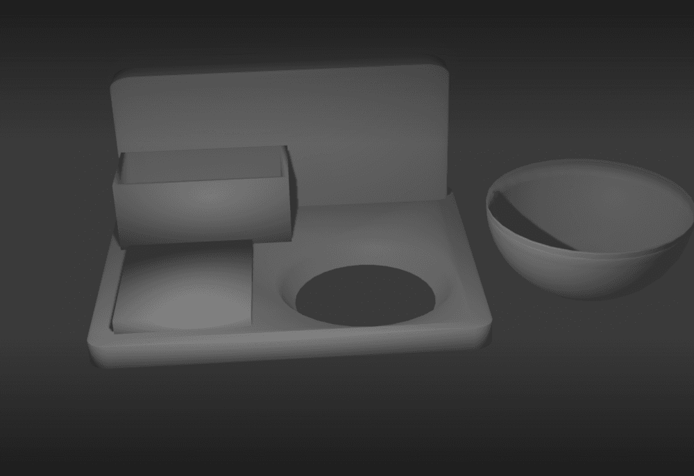 wall mounted ashtray .stl 3d model