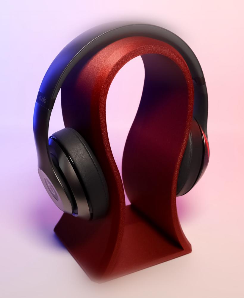 Sculptural Headphone Stand 3d model