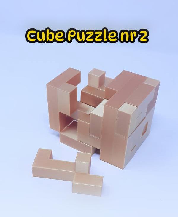 Cube Puzzle nr 2. 3d model