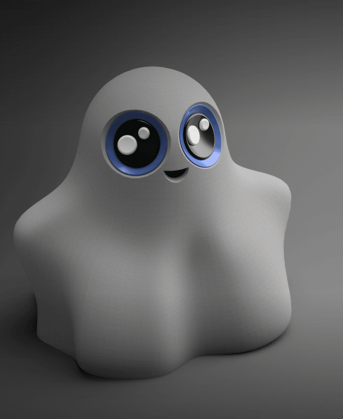 Cute Li'l Ghost 3d model