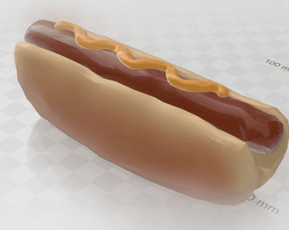 Hot Dog 3d model