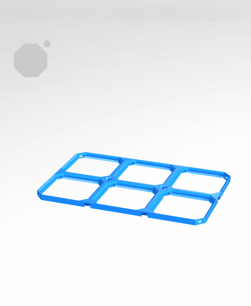 3x2 Multibin Panel 3d model