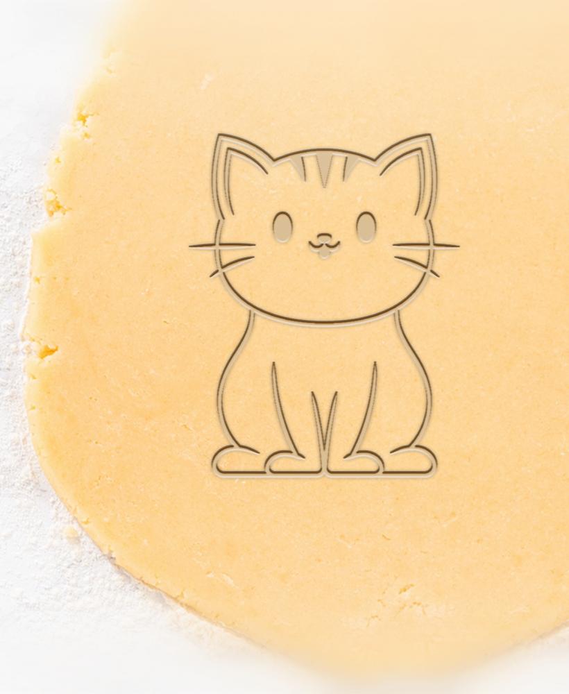 Cat Cookie Cutter, Biscuit Cutter 3d model