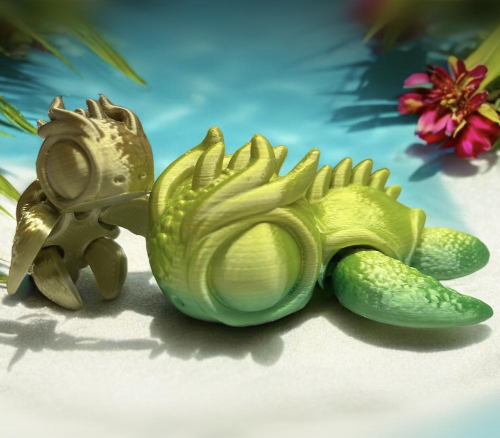 Dragon Turtle - Dragurtle - 3mf painted files included 3d model