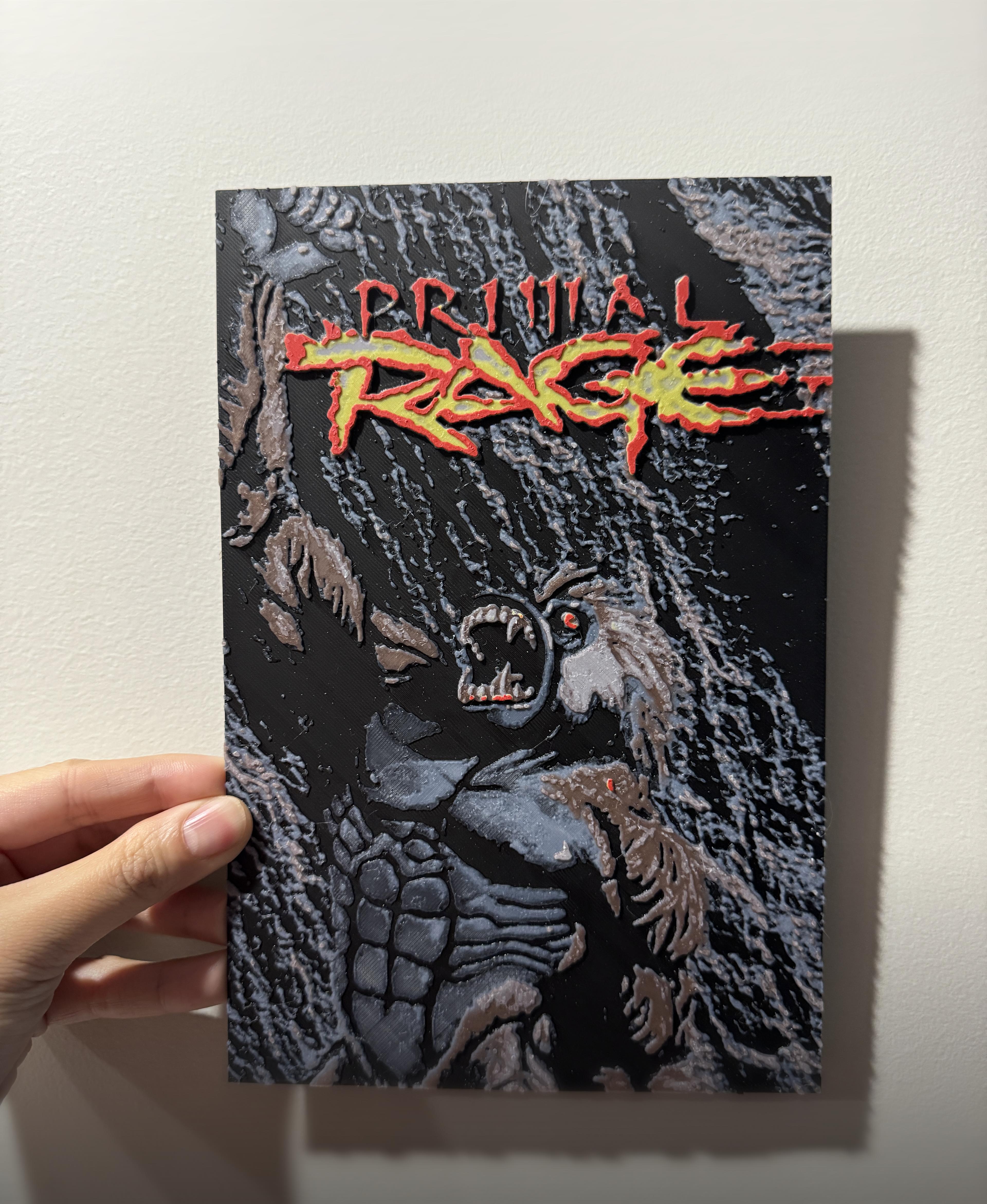 Primal Rage - HueForge Print 3d model