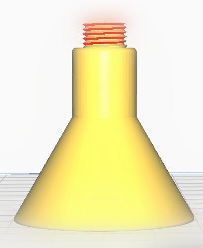 flask funnel.stl 3d model