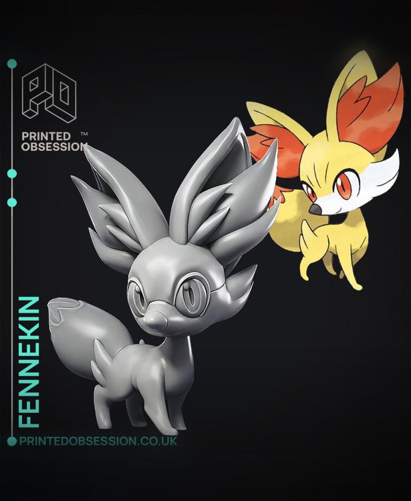 Fennekin - Pokemon - Fan Art 3d model