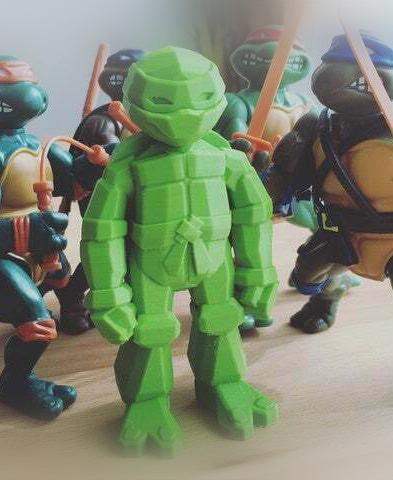 Low Poly Teenage Mutant Ninja Turtle TMNT 3d model