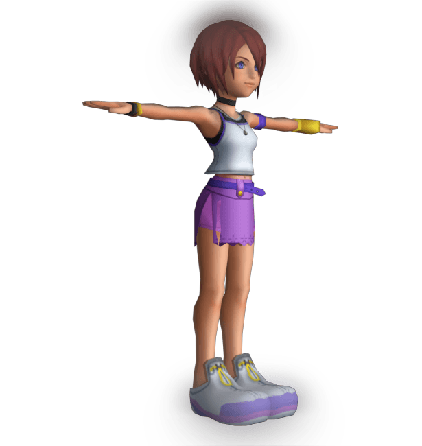 Kingdom Hearts Kairi 3d model