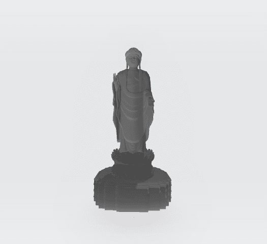 Buddha statue.obj 3d model