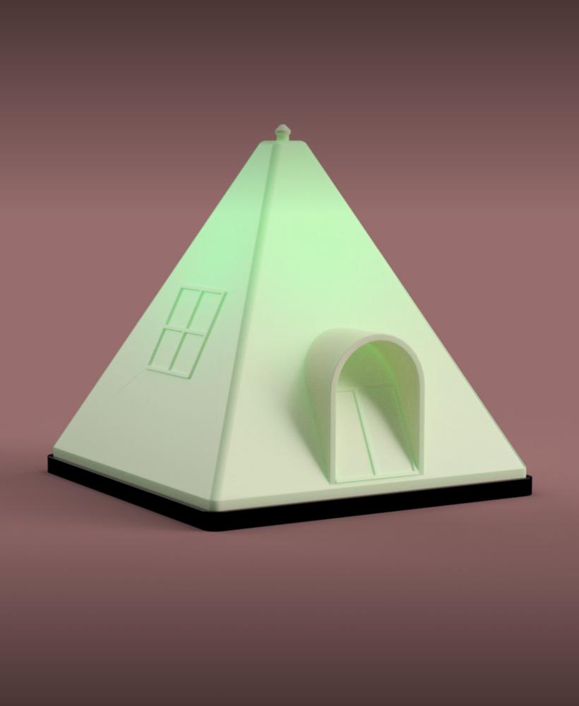 Camp Lamp 3d model