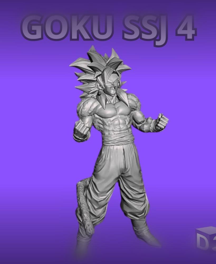 Goku Super Saiyan 4 3d model