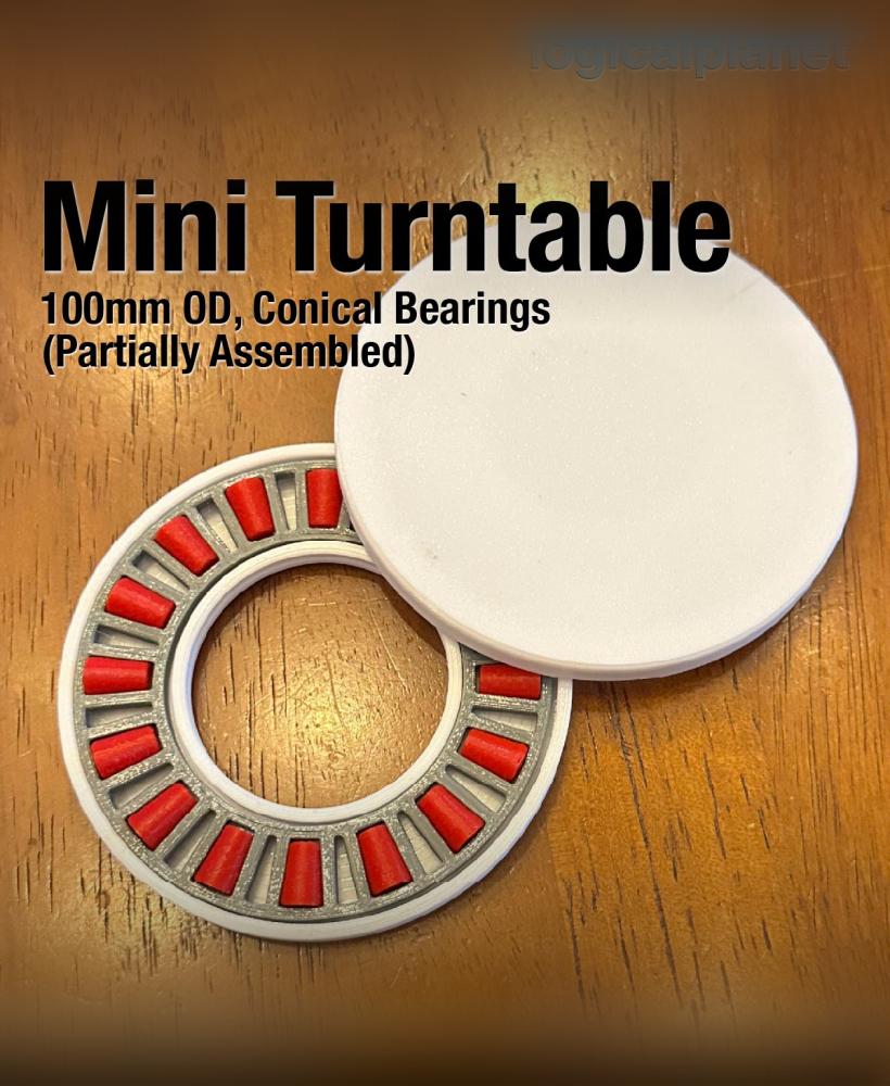 Mini Turntable (100mm lazy susan)  3d model