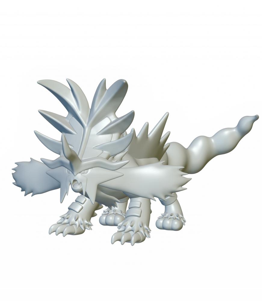 Pokemon Gouging Fire #1020 - Optimized for 3D Printing 3d model