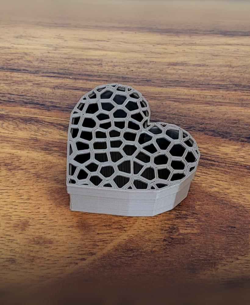 Heart shape box 3d model