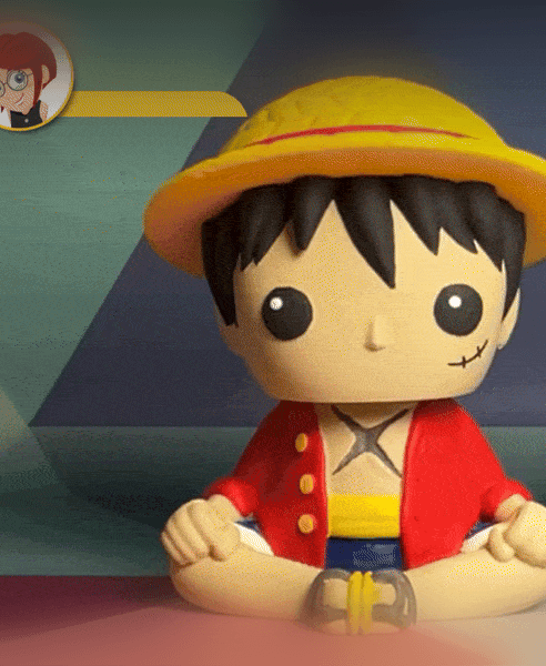 FUNKO BOBBLEHEAD ONE PIECE MONKEY D. LUFFY (MULTI COLOR VERSION) | STL 3MF 3d model