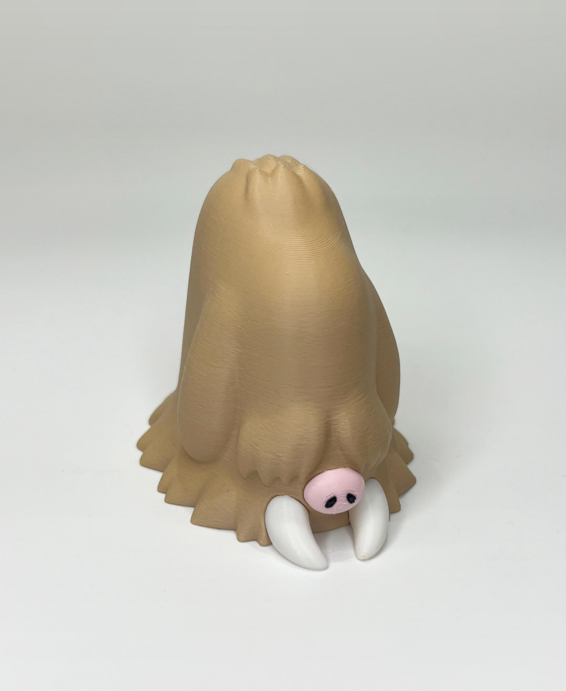 Piloswine (Easy Print No Supports) 3d model