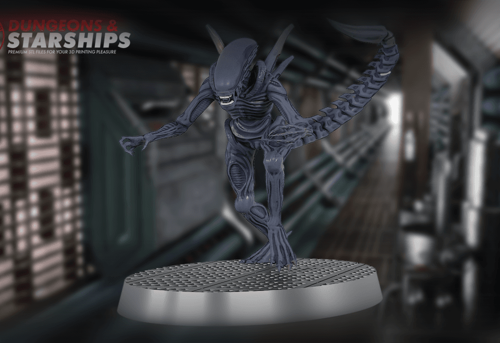 Xenomorph - Pose 1 - Alien 3d model