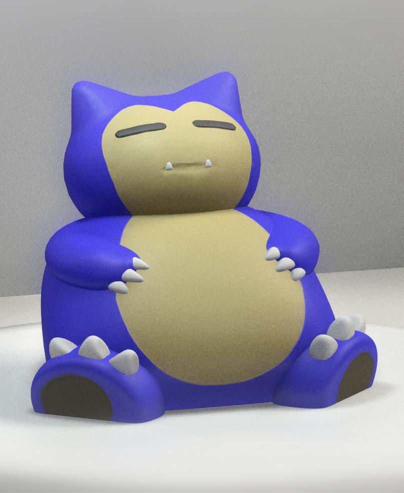 Snorlax - Pokemon - No Support 3d model