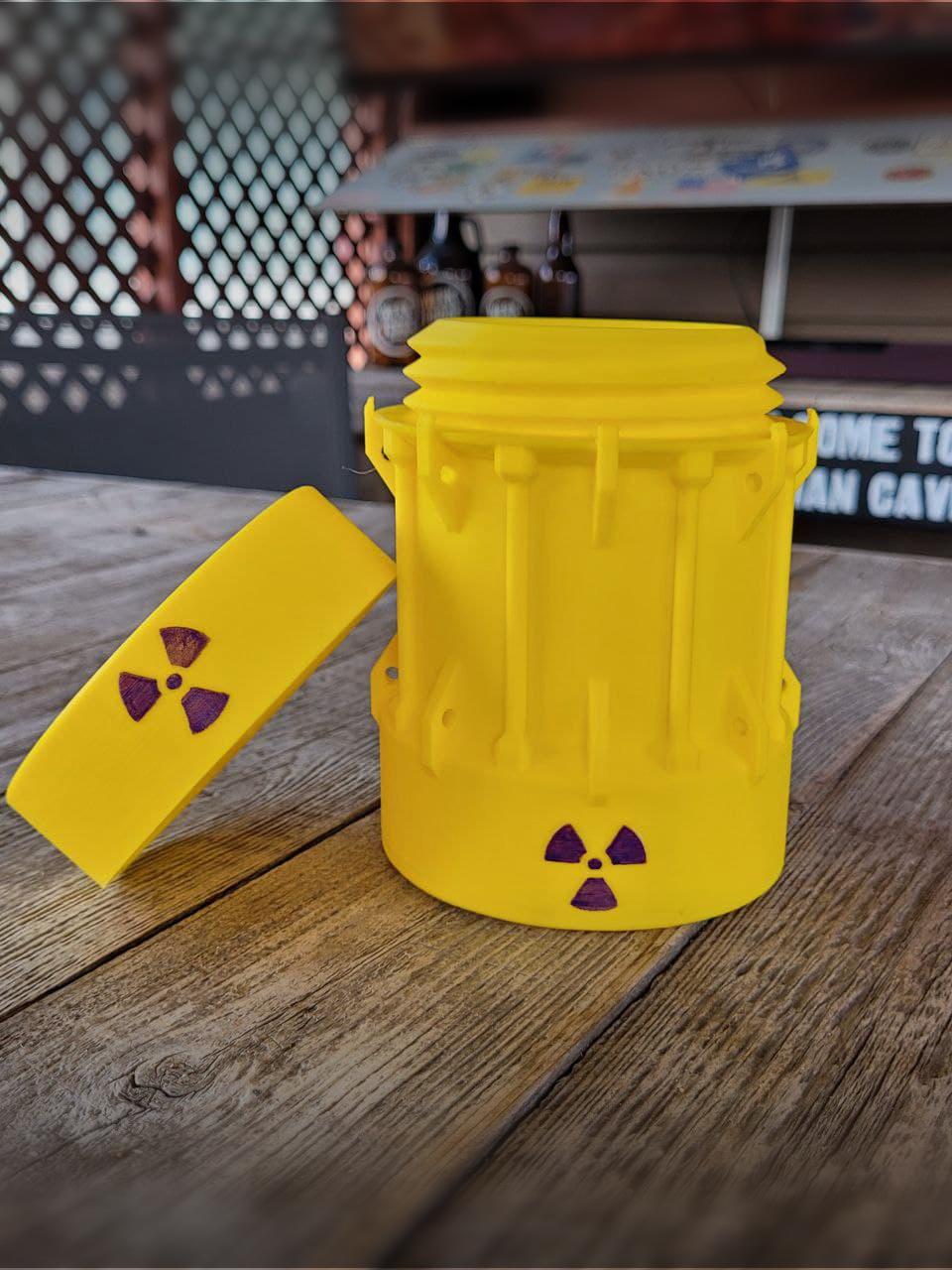 Radioactive Material Shipping Cask Stash Container 3d model