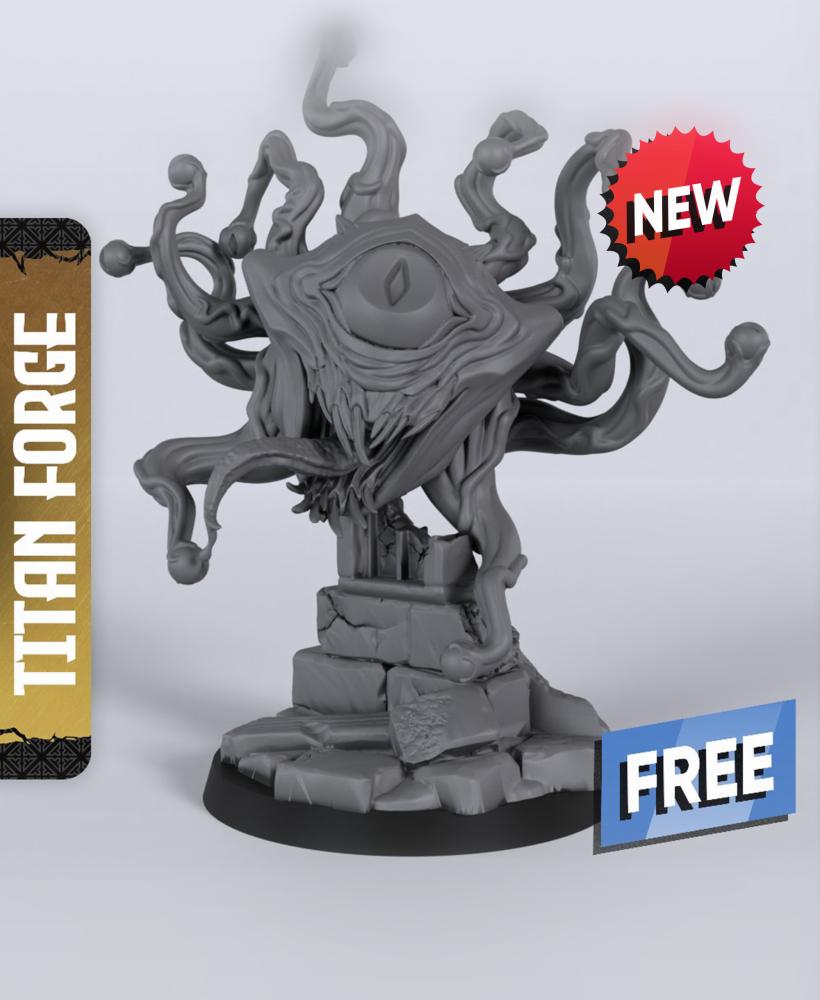 Beholder - With Free Dragon Warhammer - 5e DnD Inspired for RPG and Wargamers 3d model