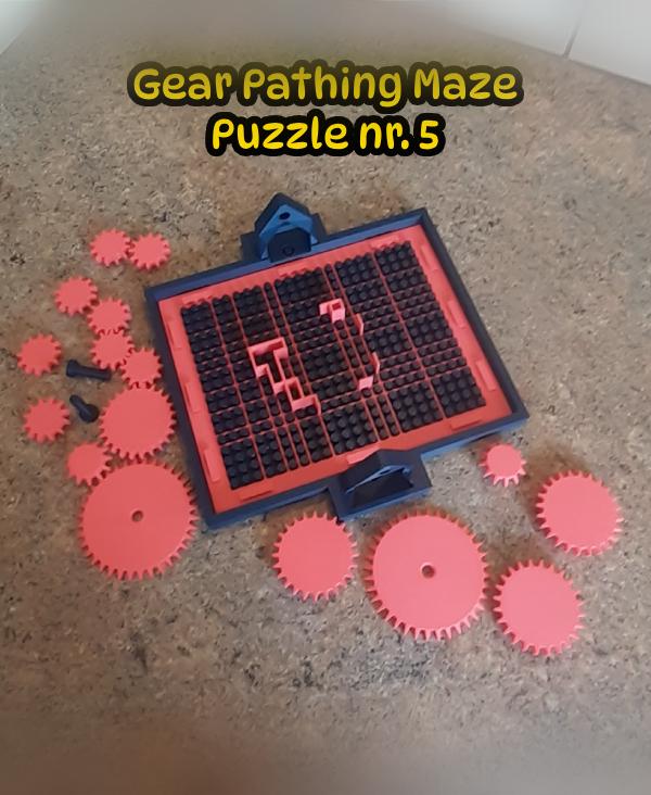 Gear Pathing Maze Puzzle nr. 5 3d model