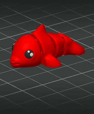 Flexi Dolphin (No Supports) 3d model