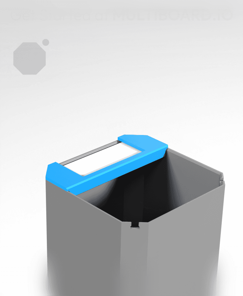 1L - Label Holder - Multibin Insert 3d model