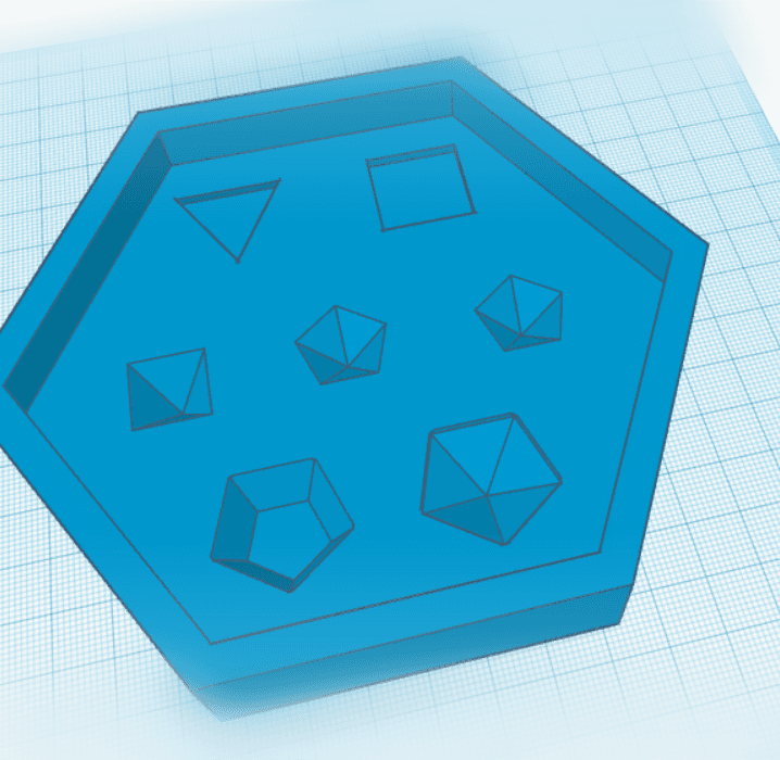 Yet Another Dice Tray 3d model