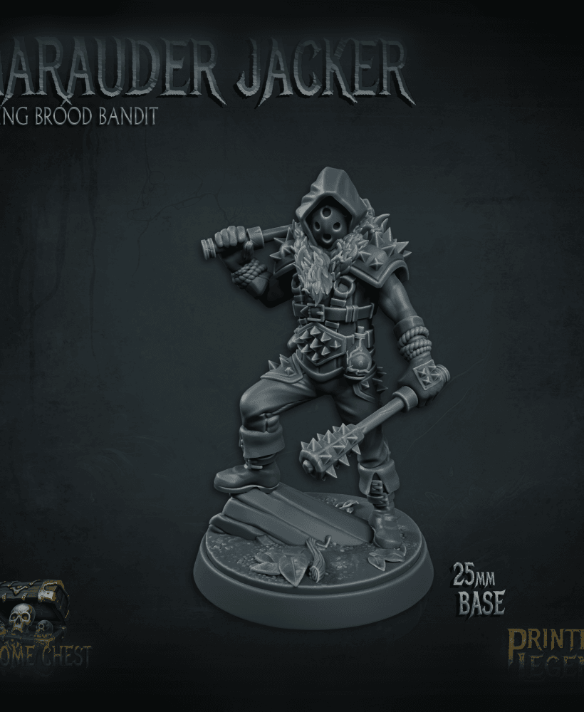 Marauder 04 (25mm Base) 3d model