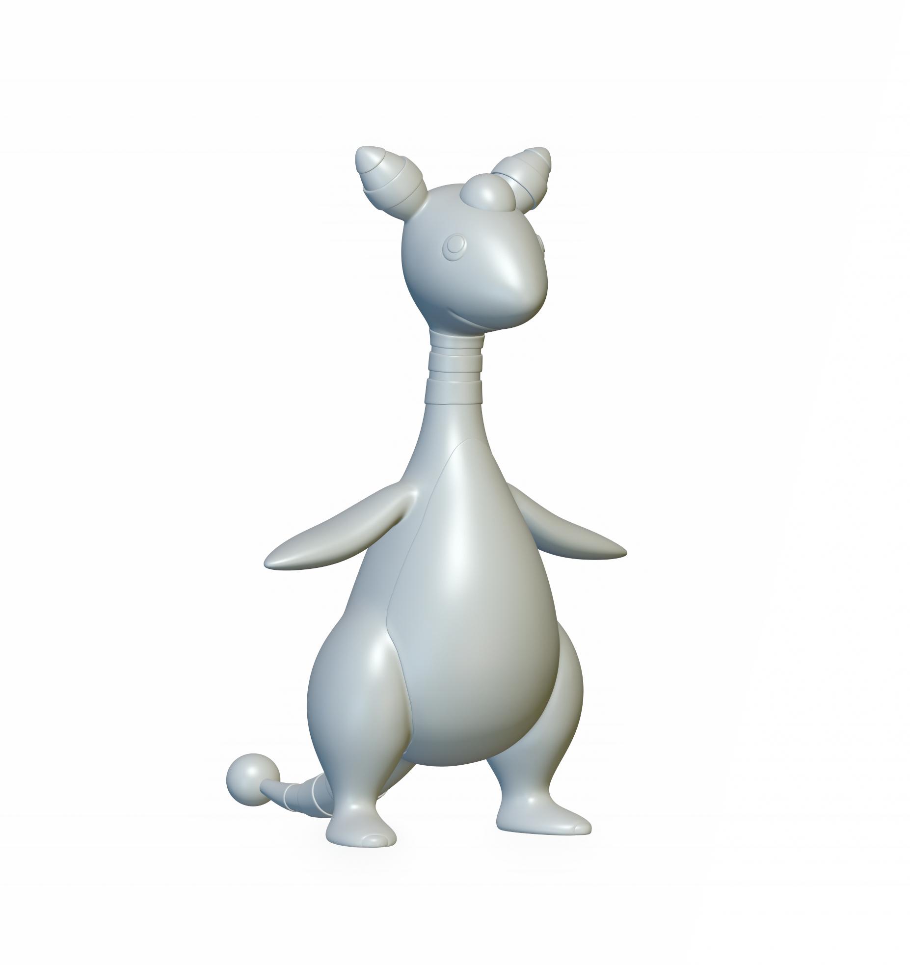 Pokemon Ampharos #181 - Optimized for 3D Printing 3d model