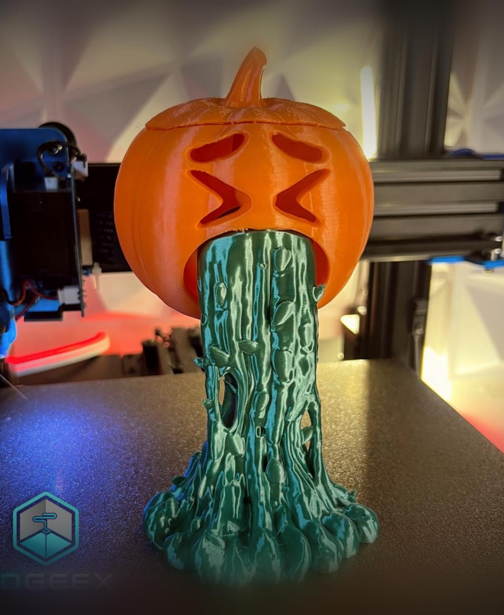 Puking Pumpkin 3d model