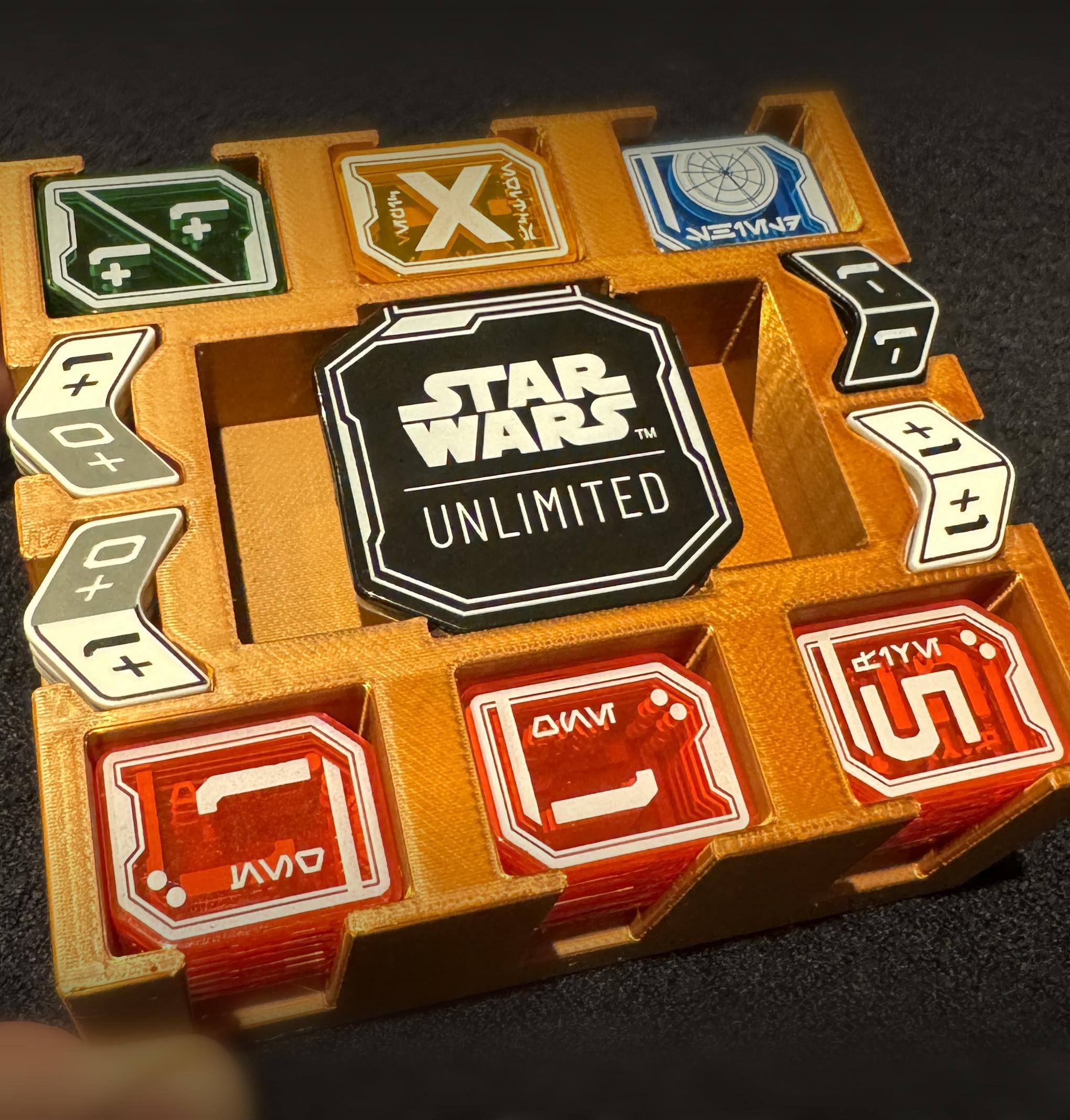 Star Wars Unlimited token holder 3d model
