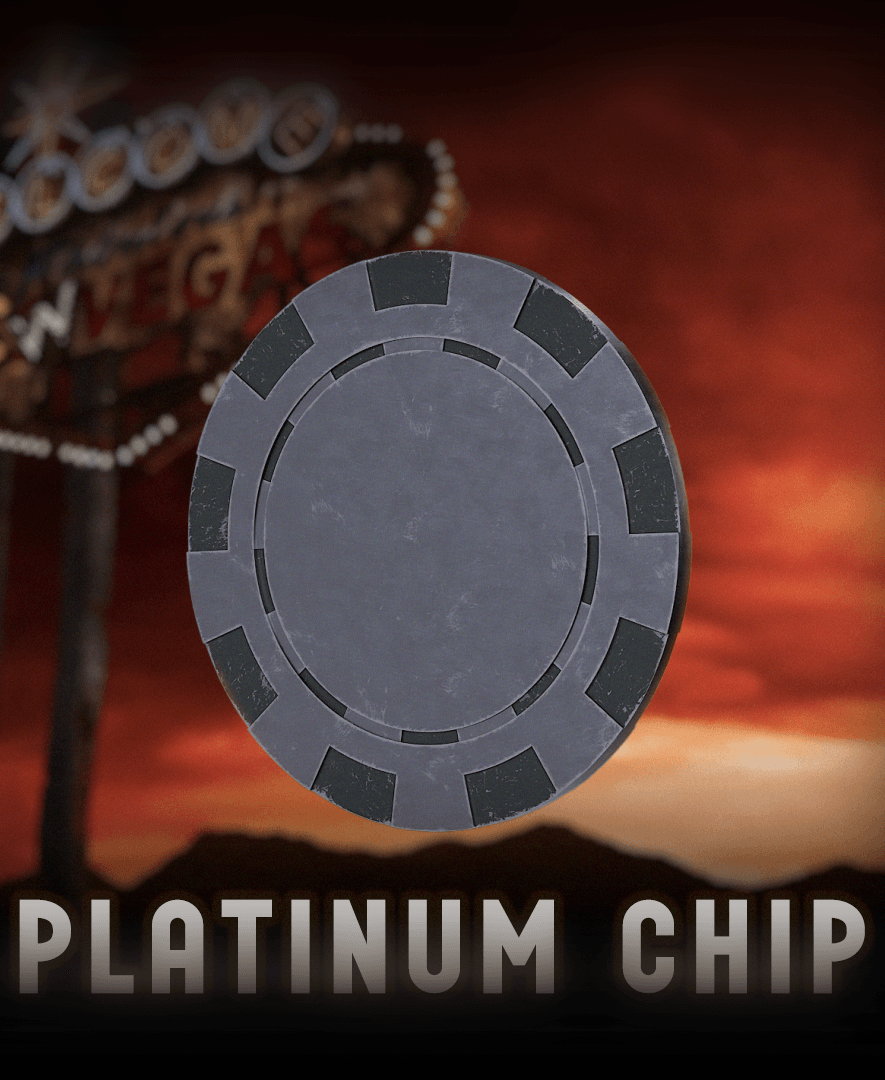 Fallout: New Vegas Platinum Chip 3d model