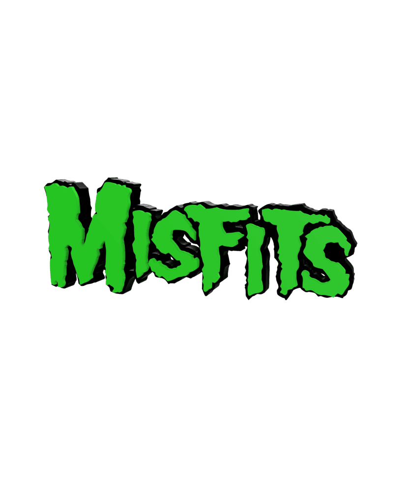 3D MULTICOLOR LOGO/SIGN - Misfits 3d model