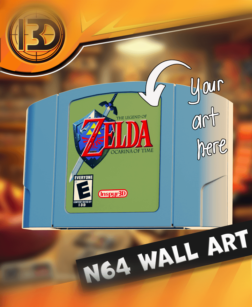 N64 Wall art  3d model
