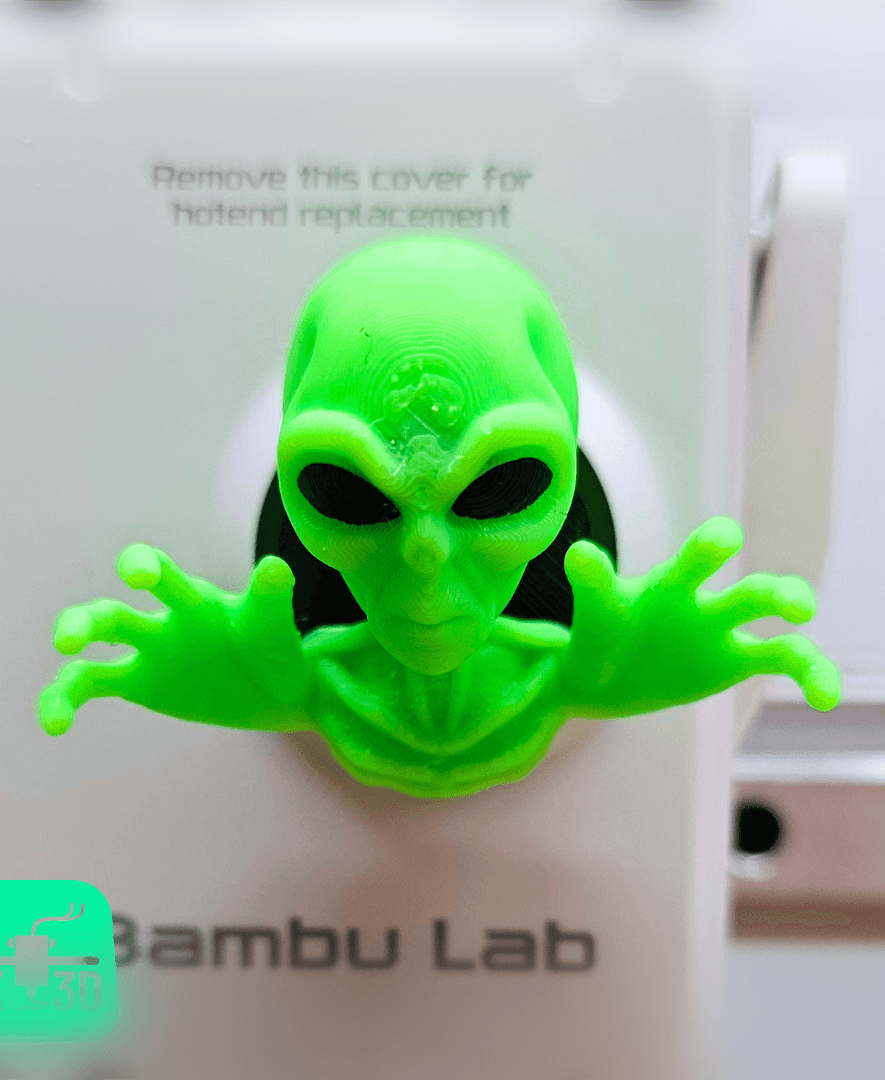 Alien Extruder Knob For Bambu Labs A1 and A1 Mini Printers /3MF Included 3d model
