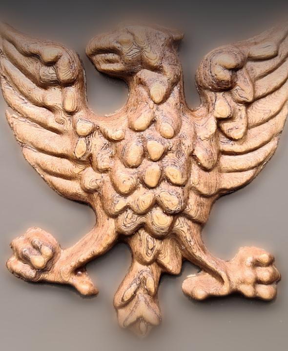 Eagle carving based on Bath Abbey West Doors 3d model