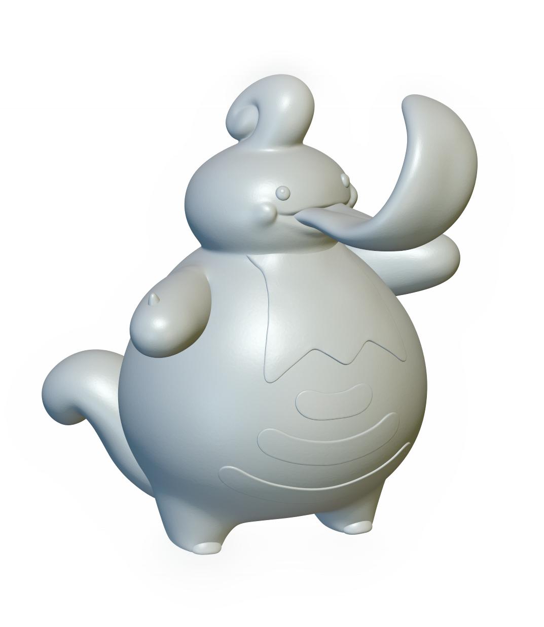 Pokemon Lickilicky #463 - Optimized for 3D Printing 3d model