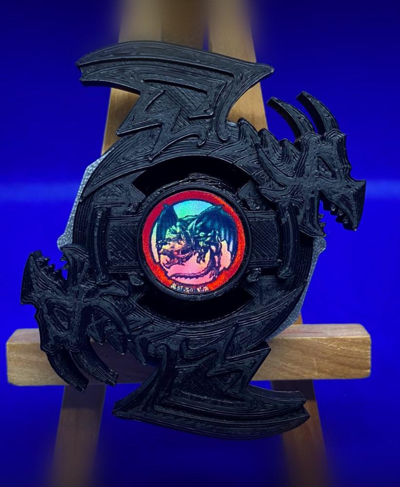 BEYBLADE RED-EYES BLACK DRAGON | COMPLETE | YUGIOH SERIES 3d model