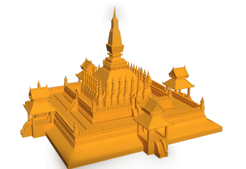 Pha That Luang - Laos.stl 3d model