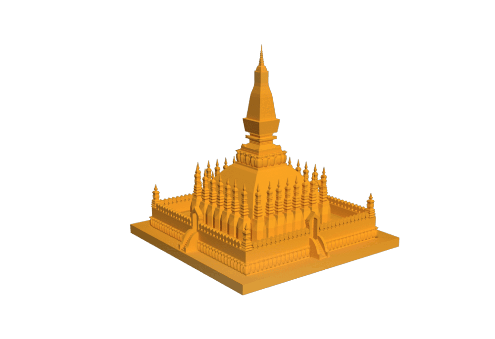 Laos - Pha That Luang.stl 3d model