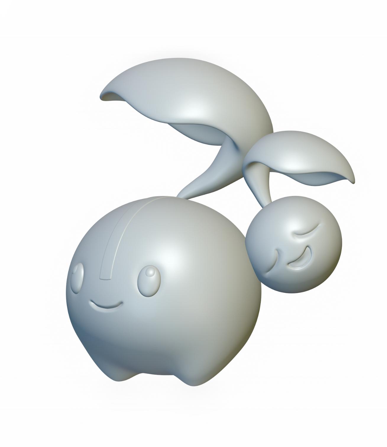 Pokemon Cherubi #420 - Optimized for 3D Printing 3d model